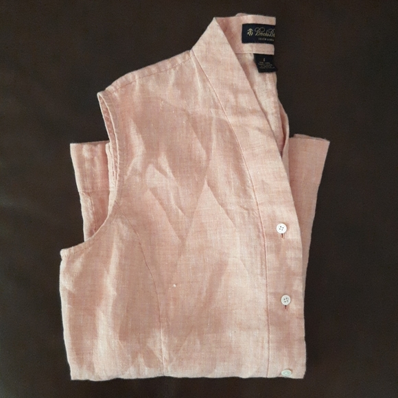 Brooks Brothers Tops - Brooks Brothers Irish Linen Sleeveless Top